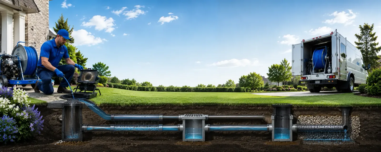 Outdoor drain cleaning information for Olive Branch, MS